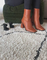 vidéo chaussures femme à talon interchangeables cuir pleine fleur bottines boots