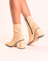 Beige #chaussures_a_talons_interchangeables# - Boots the conquérante - volubil-paris - Boots - volubil-paris