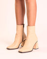Beige #chaussures_a_talons_interchangeables# - Boots the conquérante - volubil-paris - Boots - volubil-paris