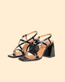 #chaussures_a_talons_interchangeables# - Sandales The Boss - Noir vernis - volubil-paris - Sandales - volubil-paris
